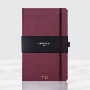  Burgundy Castelli Notebook