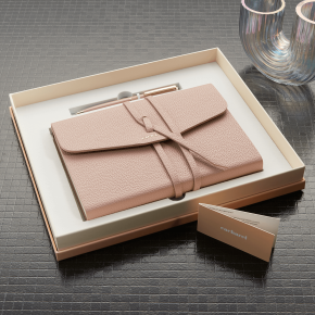 Cacharel Violette Nude A5 Notebook & Pen Gift Set