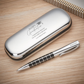 Happy Graduation Check Ball Pen & Case