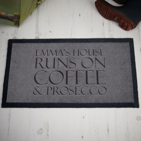 Coffee & Prosecco Doormat