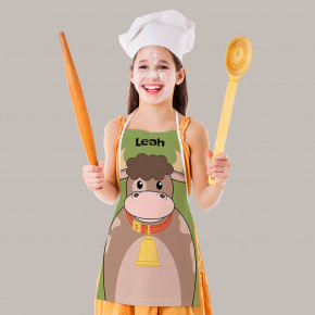 Cow Kids Apron