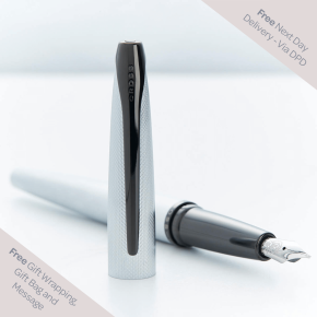 Cross ATX Brushed Metallic Chrome Fountain Pen 