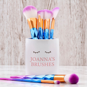 Lashes Makeup Brush Pot