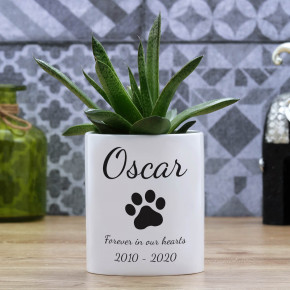 Dog Memorial Plant Pot