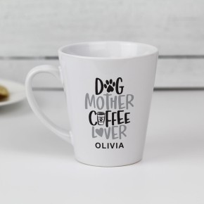 Dog Mother Coffee Lover Latte Mug
