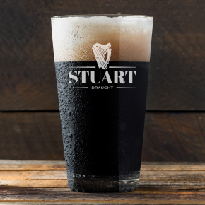 Stout Engraved Pint Glass