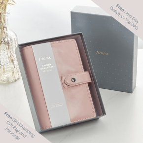  Filofax Malden 2025 Leather Organiser Pink
