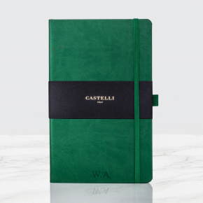 Forest Green Castelli Notebook