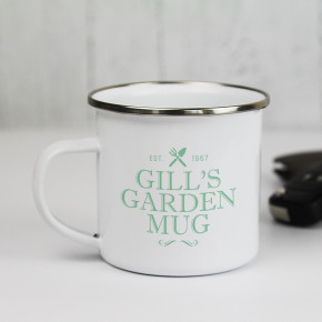 Garden Enamel Mug