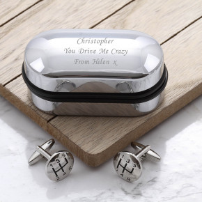 Gear Cufflinks Gift Set