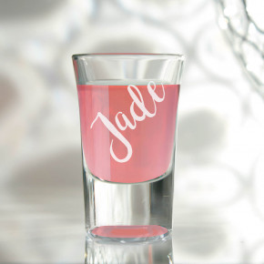 Elegant Name Conical Shot Glass