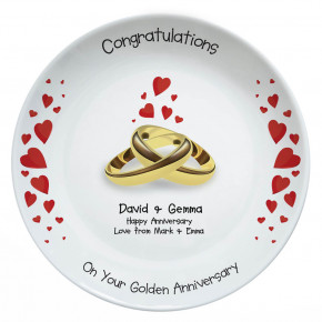 Golden Anniversary Plate