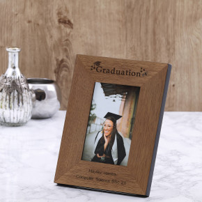  Graduation Wood Frame 6x4