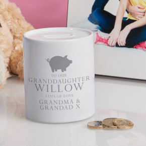 Granddaughter Personalised Money Box