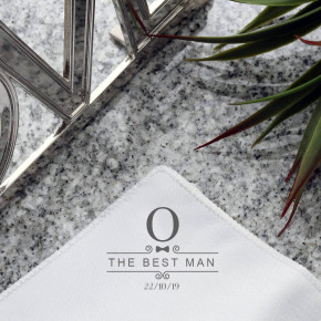 Ornate Best Man Pocket Square