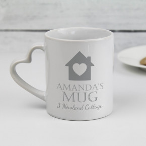 Heart Home Heart Handle Mug