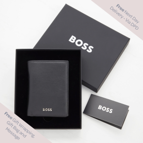 Hugo Boss Classic Smooth Card Holder - Black