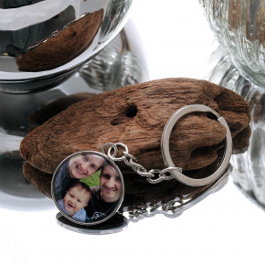 Silver Photo Keyring