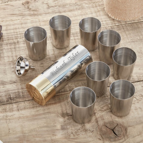 Cartridge Flask With 8 Cups