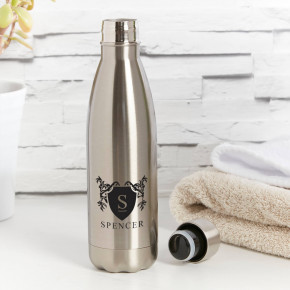 Monogram Crest Steel Water bottle 