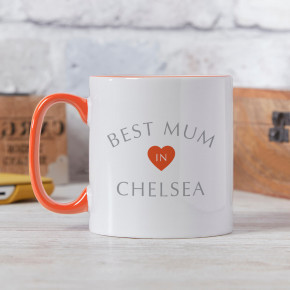 Best Mum Orange Two Tone Mug