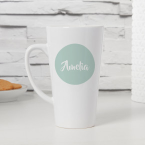 Circle Name Tall Latte Mug