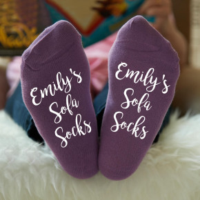 Name Sofa Purple Socks