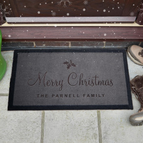 Ornate Christmas Doormat