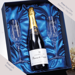 Mr & Mrs Flutes Champagne Set