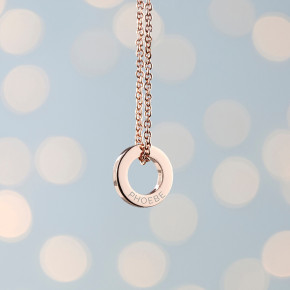 Rose Gold Mini Ring Necklace