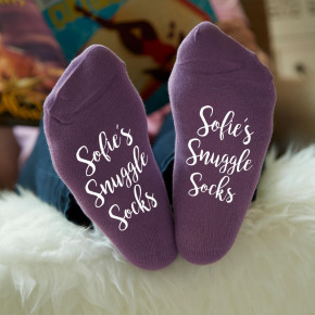 Snuggle Purple Socks