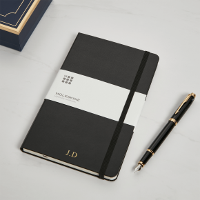  Solid Black Moleskine Notebook