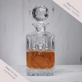 Stag Crest Blenheim Crystal Decanter