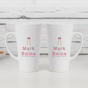 The Perfect Match Latte Mugs