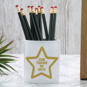 Star Teacher Pen Pot