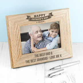 Happy Father's Day Wooden Frame
