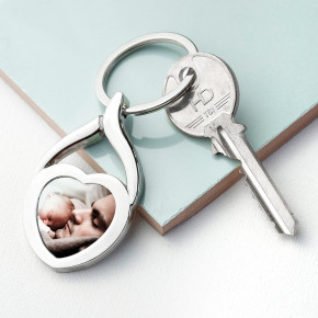 Heart Photo Keyring