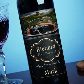 Vintage Car Malbec Red Wine