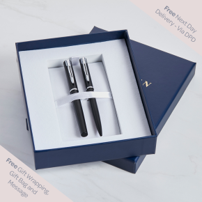 Waterman Allure Pen Set - Solid Black